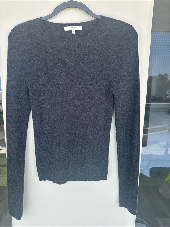 NakedCashmere Sweaters - NakedCashmere Dark Charcoal Crewneck Sweater